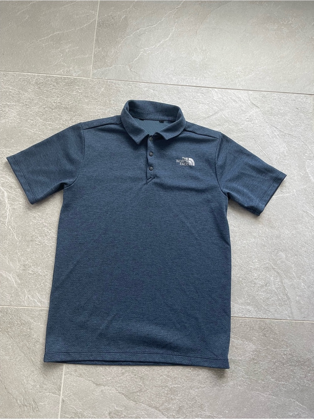 The North Face Men’s Navy Heather Polo Shirt
